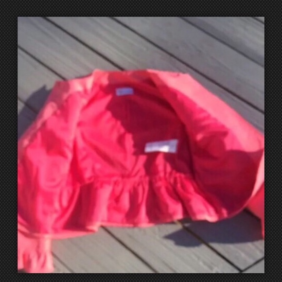 Vintage RED VALENTINO designer Collarless Peplum Jacket Blazer ruffle coquette 4 - Picture 4 of 6